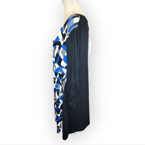 New Context Black & Blue Tunic 1X - Picture 2 of 4